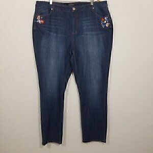 NWT Ashley Stewart Stretch Jeans Plus Size 24